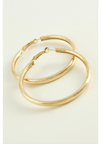 Drnds Simli Boru Halka Küpe 4,5 Cm-sarı fiyatları