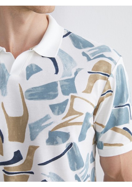 Yeni Sezon Polo Yaka Desenli Pike Erkek Tişört modelleri