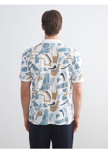 Yeni Sezon Polo Yaka Desenli Pike Erkek Tişört fırsatları