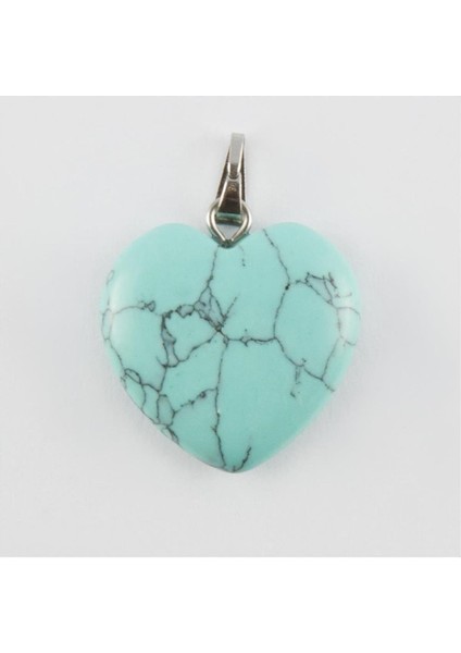 Ds-Derin 2 cm Kalp Figürü Turkuaz Doğaltaş-Turkuaz fiyatları