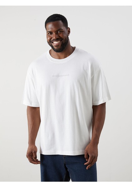 Yeni Sezon Bisiklet Yaka Baskılı Erkek Tişört