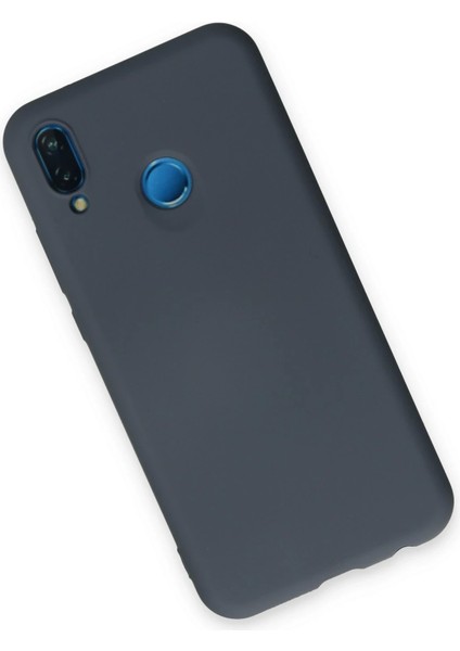 Bfs Huawei P20 Lite Kılıf Nano Içi Kadife Silikon - Gri modelleri