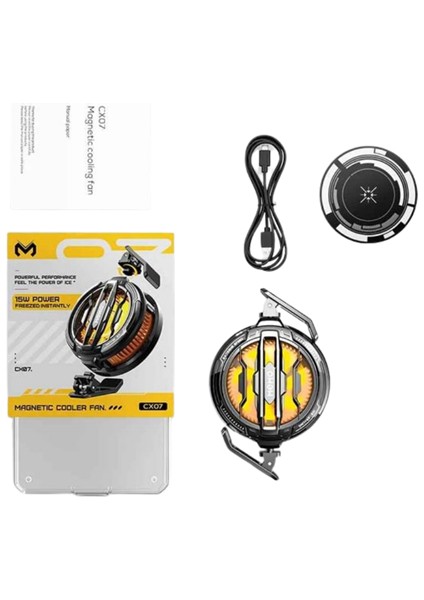 Wizard LED Işıklı Telefon Soğutucu | Ultra Sessiz Fan | Mıknatıslı ve Aparatlı Bağlantı fırsatları