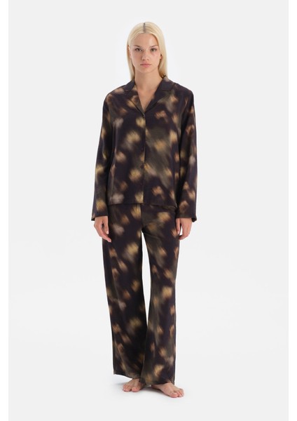 Desenli Dokuma Viskon Gömlek fırsatları