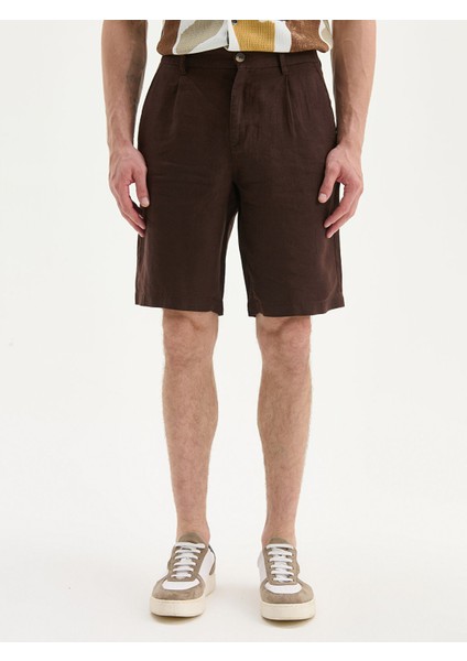 Yeni Sezon Standart Kalıp %100 Keten Erkek Şort fiyatları