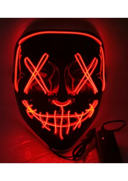 LED Işıklı Turuncu Maske