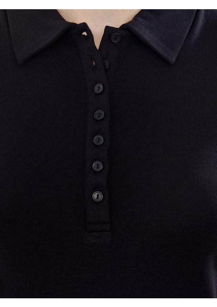 Yeni Sezon Polo Yaka Modal Karışımlı Kadın Atlet modelleri