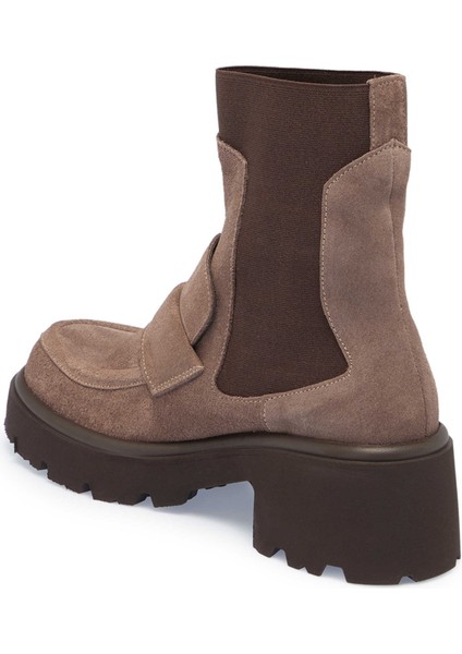 Kahve Hakiki Deri Kadın Casual Bot - K24K1BT67693-K32 fiyatları