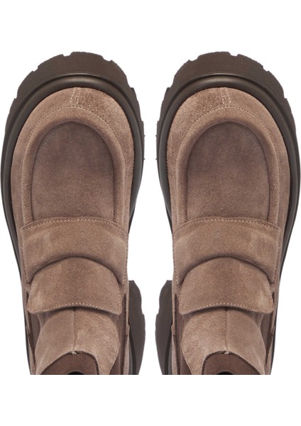 Kahve Hakiki Deri Kadın Casual Bot - K24K1BT67693-K32 indirimleri