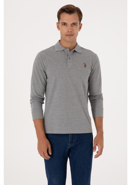 Erkek Gri Melanj Sweatshirt 50313772-VR086 modelleri