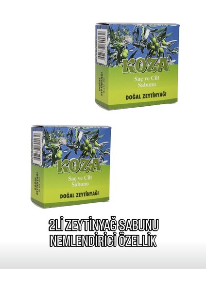 Sabun 100GR Nemlendirici Zeytinyagli 2li