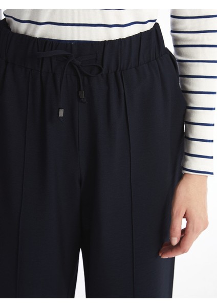 Yeni Sezon Beli Lastikli Loose Fit Kadın Pantolon modelleri