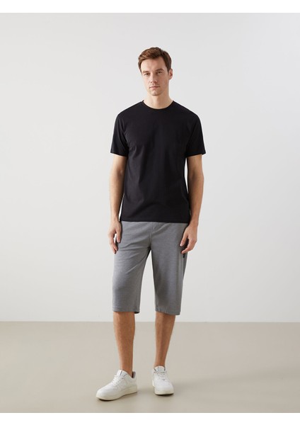 Yeni Sezon Standart Kalıp Erkek Bermuda Şort