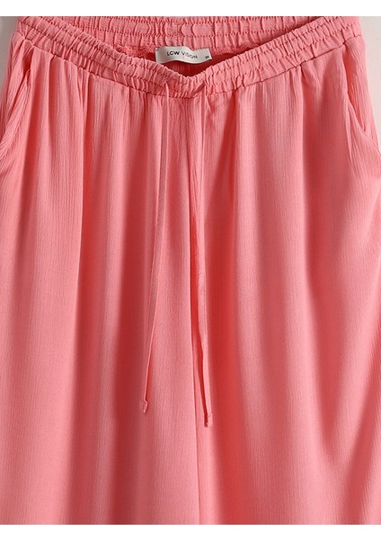 Yeni Sezon Beli Lastikli Saten Kadın Pantolon modelleri