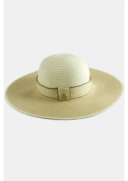 Ds-Derin Şeritli Hasır Şapka-Bej fiyatları