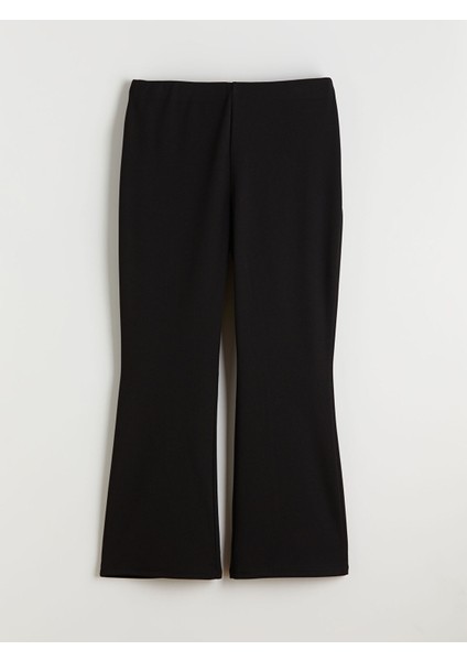 Yeni Sezon Dar Fit Ispanyol Paça Kadın Pantolon