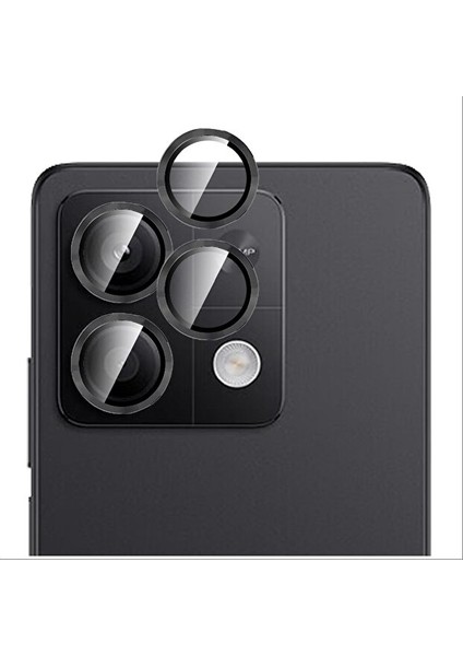 Redmi 15C Kılıf Aparatlı Kamera Koruma Renkli Lens Koruyucu Temperli Cam Koruma