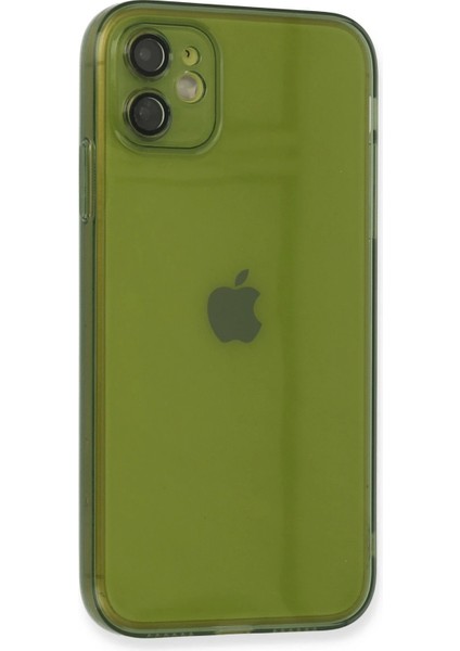 Bfs iPhone 12 Kılıf Fly Lens Silikon - Yeşil fiyatları