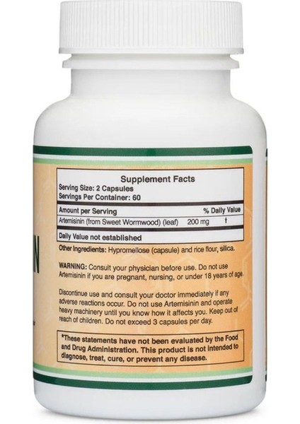 Artemisinin 200 Mg 120 Capsules fiyatları