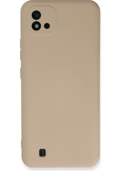 Bfs Realme C11 2021 Kılıf Nano Içi Kadife Silikon - Pudra