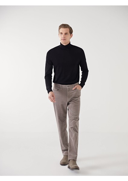 Yeni Sezon Standart Kalıp Kadife Erkek Chino Pantolon