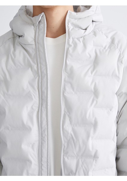 Yeni Sezon Slim Fit Kapüşonlu Erkek Şişme Mont modelleri