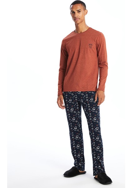 Yeni Sezon Standart Kalıp Erkek Pijama Takımı