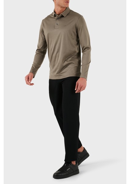 Pamuklu Slim Fit Uzun Kollu Düğmeli Polo Yaka Sweat Erkek Polo Yaka Sweat 8N1F97 1juvz U6189 fiyatları