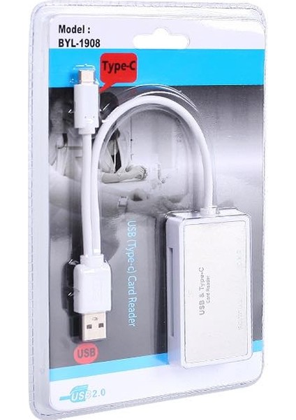 Type-C Kart Okuyucu – 5gbps Hızlı Veri Aktarımı, Sd/tf/m2/xd/ms/cf Kart Desteği, USB 2.0 & 1.1 Uyumlu, LED Güç Göstergeli, Kompakt Çoklu Kart Okuyucu Adaptör | BYL-1908 fırsatları