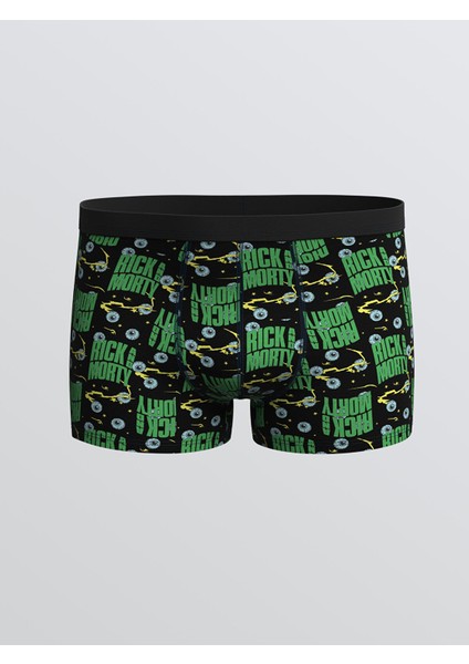 Yeni Sezon Rick And Morty Baskılı Pamuklu Esnek Erkek Boxer 2'li modelleri