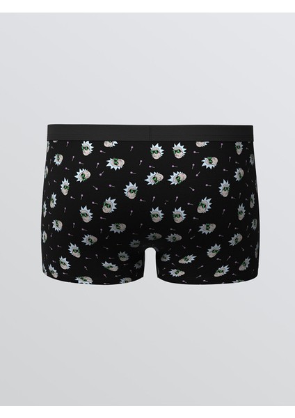 Yeni Sezon Rick And Morty Baskılı Pamuklu Esnek Erkek Boxer 2'li fırsatları