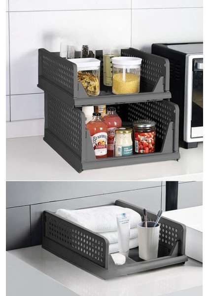 Mithra Life 3 Lü Kayar Raf Organizer – Gri Dolap Içi Kıyafet, Aksesuar Düzenleyici MIT1263 fiyatları