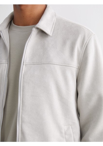 Yeni Sezon Slim Fit Gömlek Yaka Süet Erkek Mont fiyatları