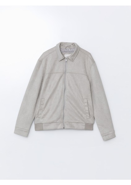 Yeni Sezon Slim Fit Gömlek Yaka Süet Erkek Mont indirimleri