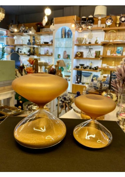 Bronz Şeffaf 2'li Kum Saati/dekor fiyatları