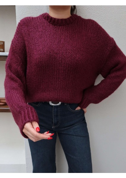 Uzun Kollu Örme Kazak modelleri