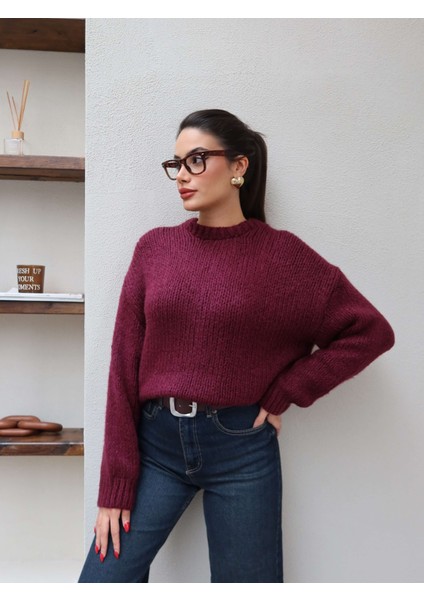 Uzun Kollu Örme Kazak fırsatları