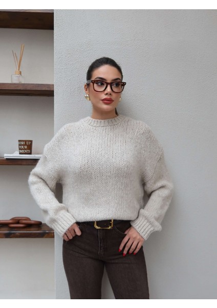 Uzun Kollu Örme Kazak fırsatları