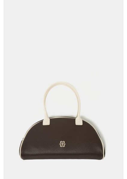 Kahverengi Kadın Retro El ve Omuz Çantası fırsatları