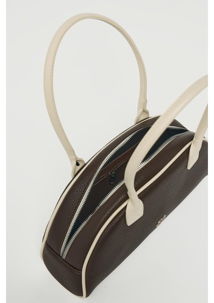 Kahverengi Kadın Retro El ve Omuz Çantası indirimleri