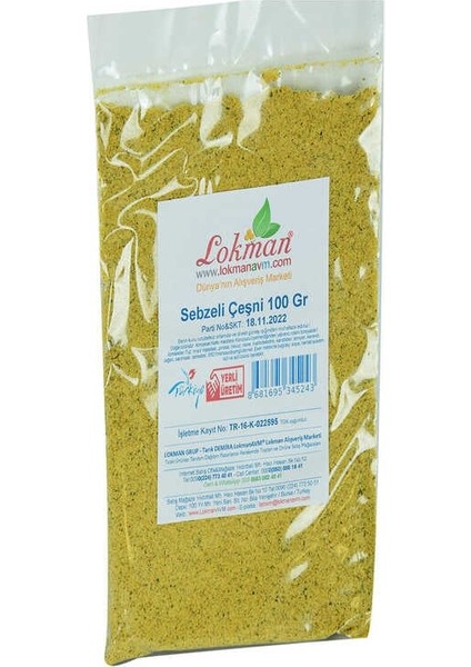 Sebzeli Çeşni Karışık Magi Baharatı 100 gr Paket modelleri