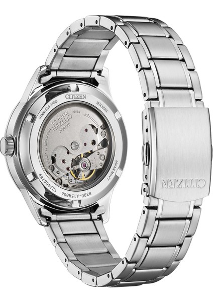 NY4058-79LC Erkek Kol Saati | 40 mm Gümüş Paslanmaz Çelik Kasa, Mavi Kadran, Otomatik Mekanizma fırsatları