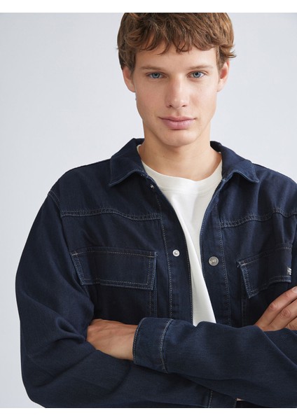 Yeni Sezon Rahat Kalıp Uzun Kollu Erkek Jean Gömlek modelleri