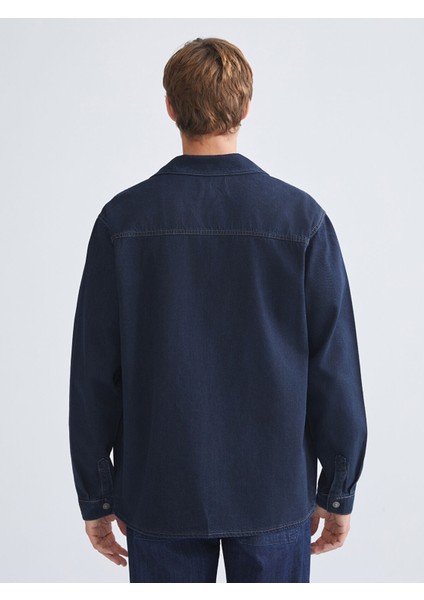 Yeni Sezon Rahat Kalıp Uzun Kollu Erkek Jean Gömlek fırsatları