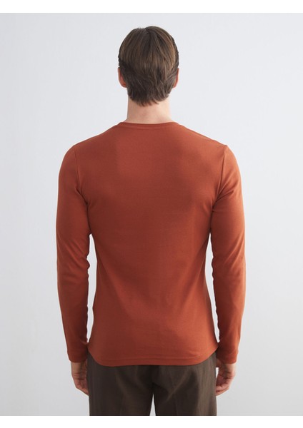 Yeni Sezon Bisiklet Yaka Basic Uzun Kollu Erkek Tişört fırsatları