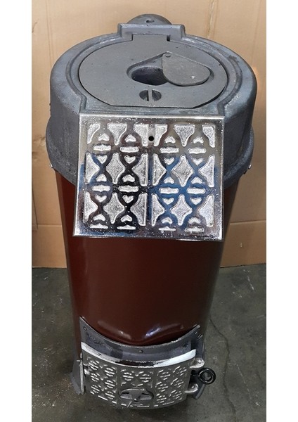 Kahveci Sobası Tuğlalı Soba Uzun Dik Soba