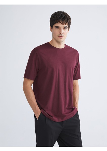 Yeni Sezon Büyük Beden Bisiklet Yaka Penye Erkek Tişört