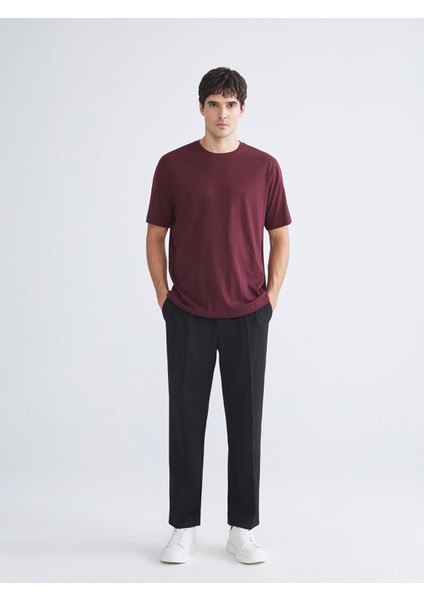 Yeni Sezon Büyük Beden Bisiklet Yaka Penye Erkek Tişört modelleri