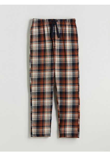 Yeni Sezon Standart Kalıp Ekose Erkek Pijama Alt indirimleri