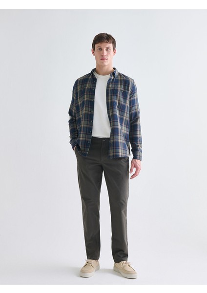 Yeni Sezon Büyük Beden Standart Kalıp Gabardin Erkek Chino Pantolon